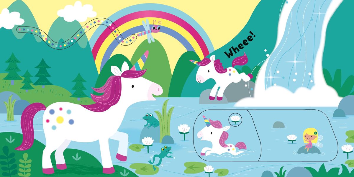 Usborne Baby's Very First Slide and See Unicorns
