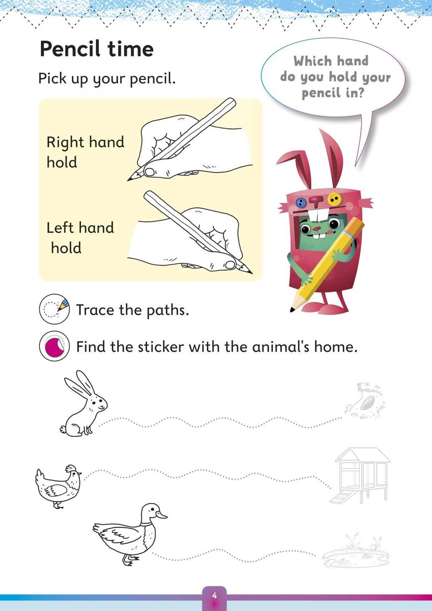 Progress with Oxford Starting to Write Age 3-4