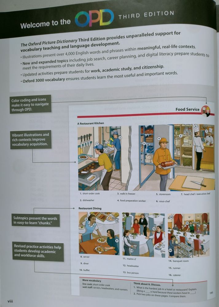 Oxford Picture Dictionary Monolingual (American English) Dictionary