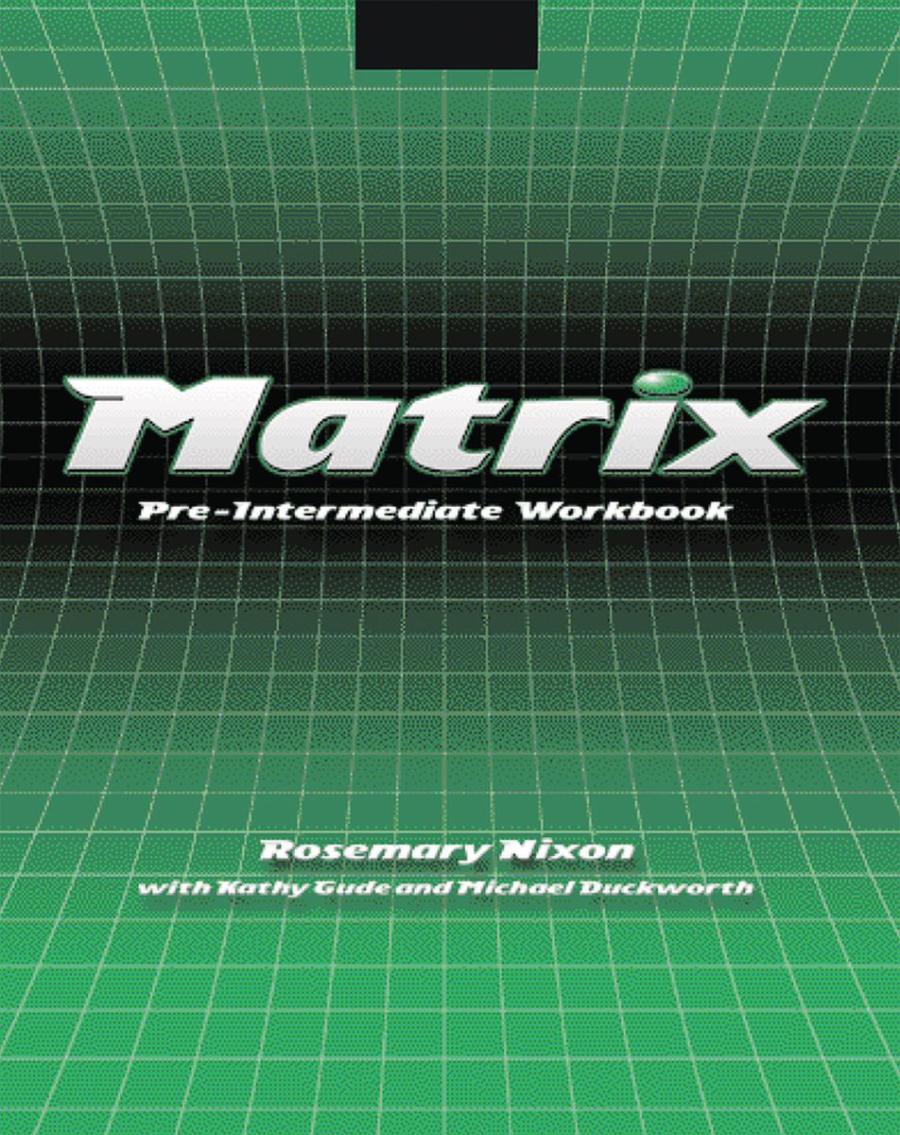 Matrix Pre-Intermediate Workbook
