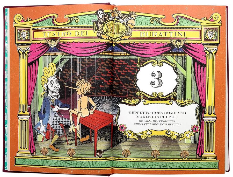 The Adventures of Pinocchio Interactive MinaLima Edition