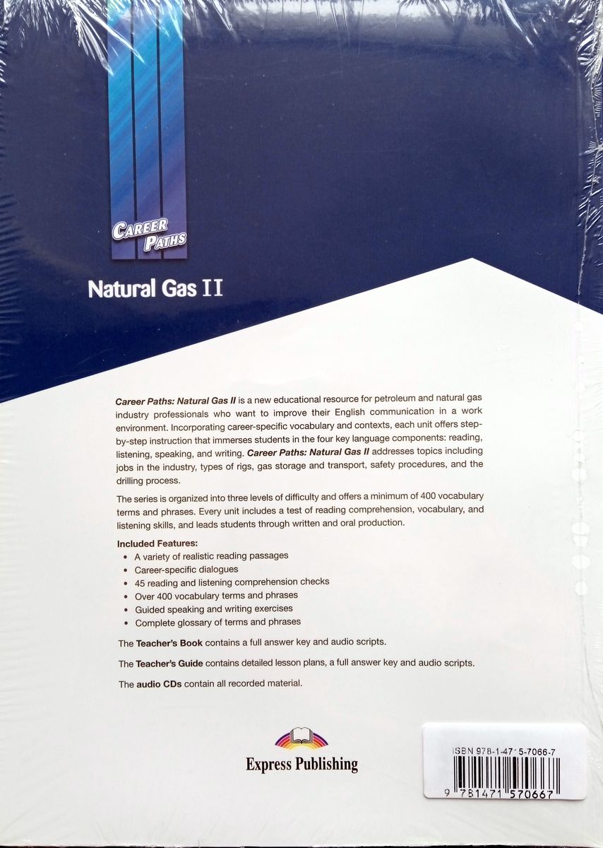 Career Paths Natural Gas 2 Teacher's Guide, Student's Book with Digibook and Online Audio