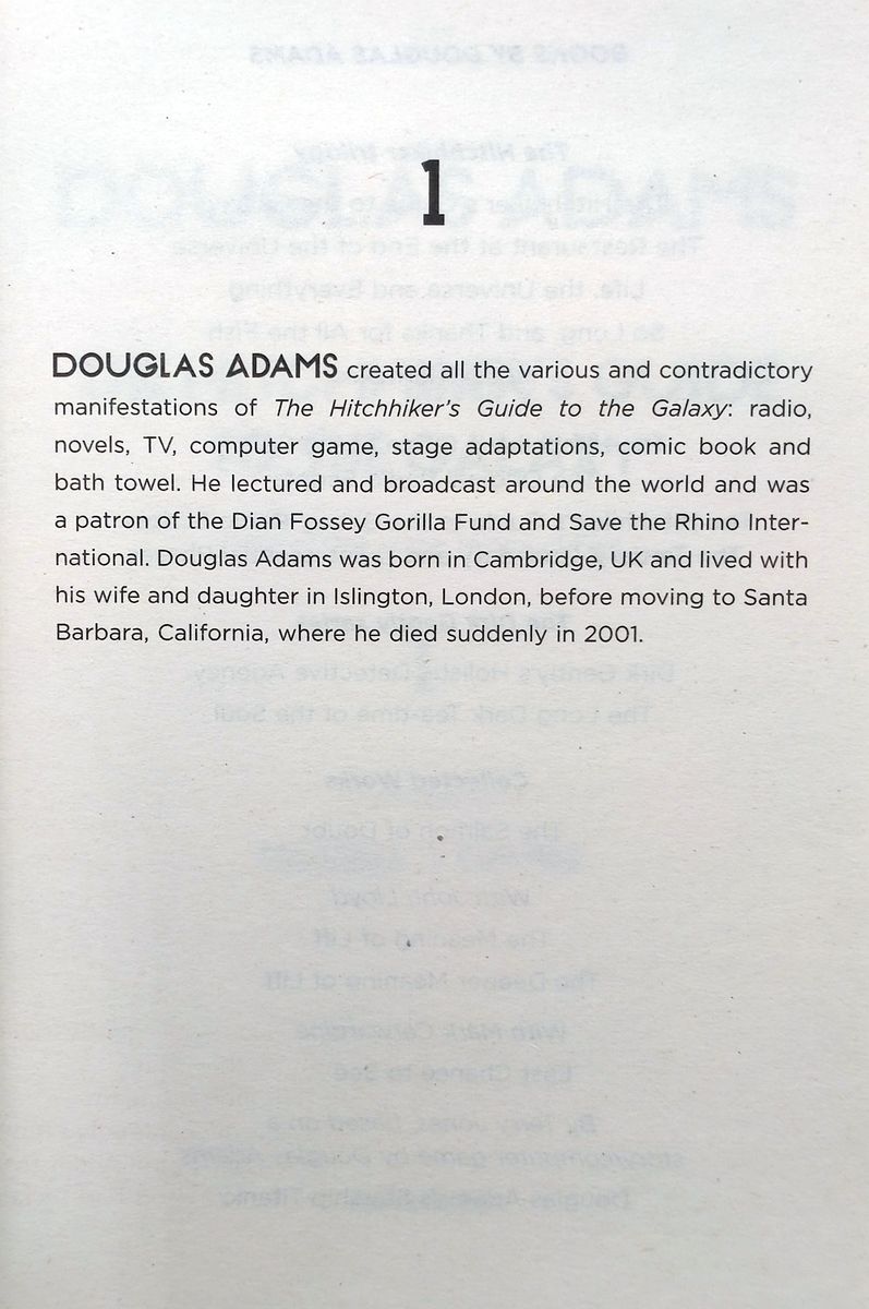 The Hitchhiker's Guide to the Galaxy