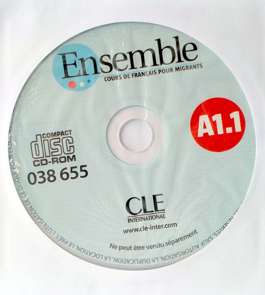 Ensemble A1.1 Cours de francais pour migrants Livre + CD audio