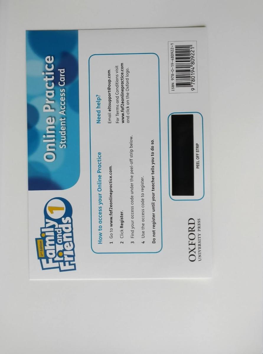 Family and Friends (2nd edition) 1 Workbook with Online Practice