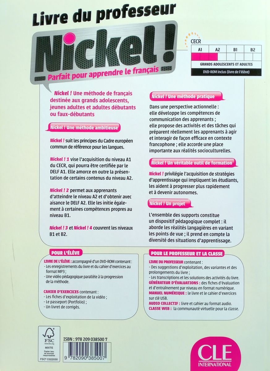 Nickel! 1 Livre du Professeur