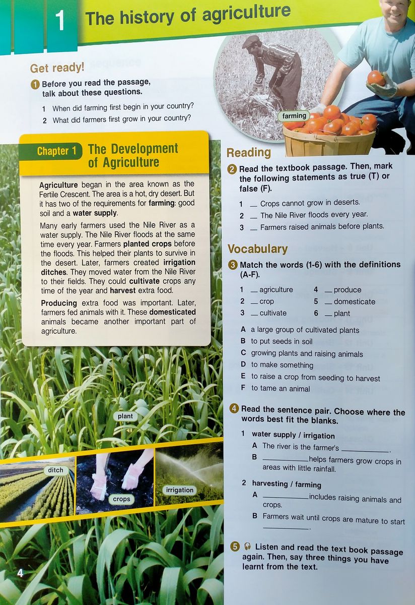 Career Paths Agriculture Teacher's Guide, Student's Book with Digibook and Online Audio