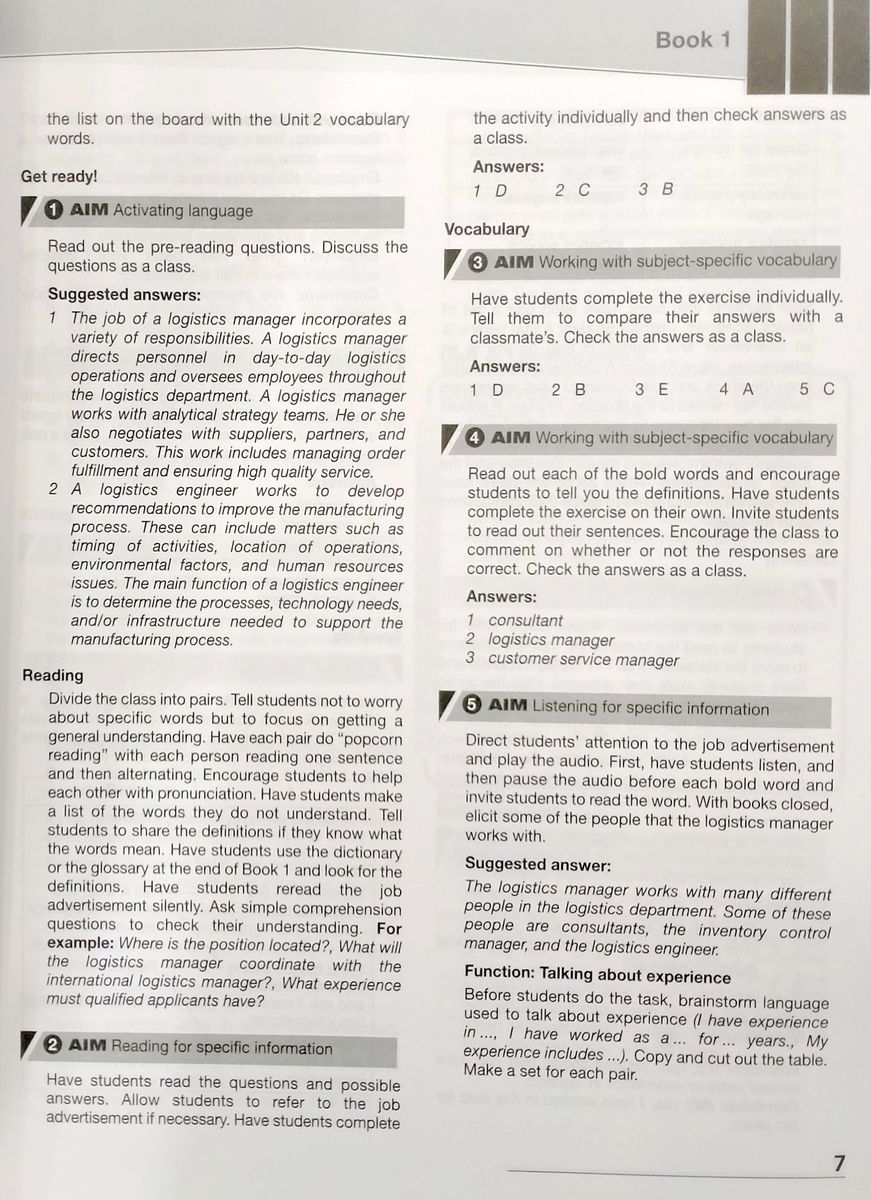 Career Paths Logistics Teacher's Guide, Student's Book with Digibook and Online Audio