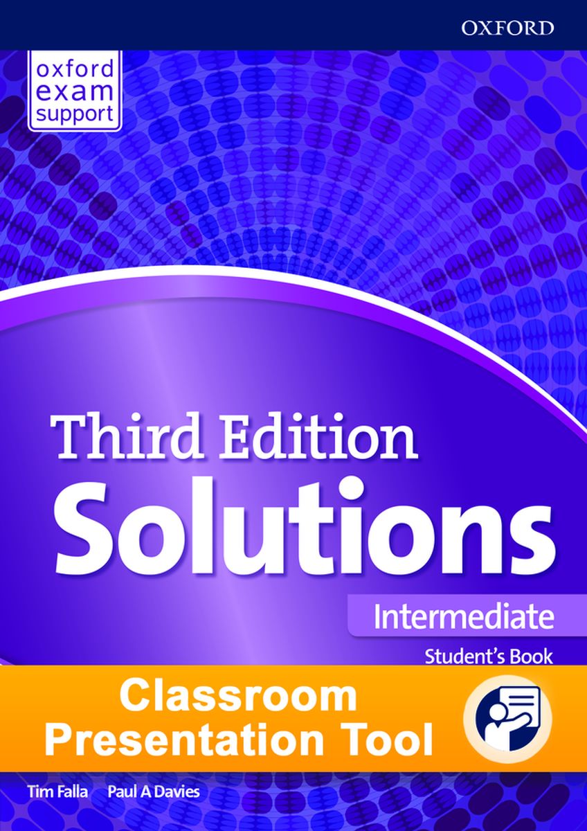 Solutions (3rd edition) Intermediate Student's Book and Workbook Classroom Presentation Tool
