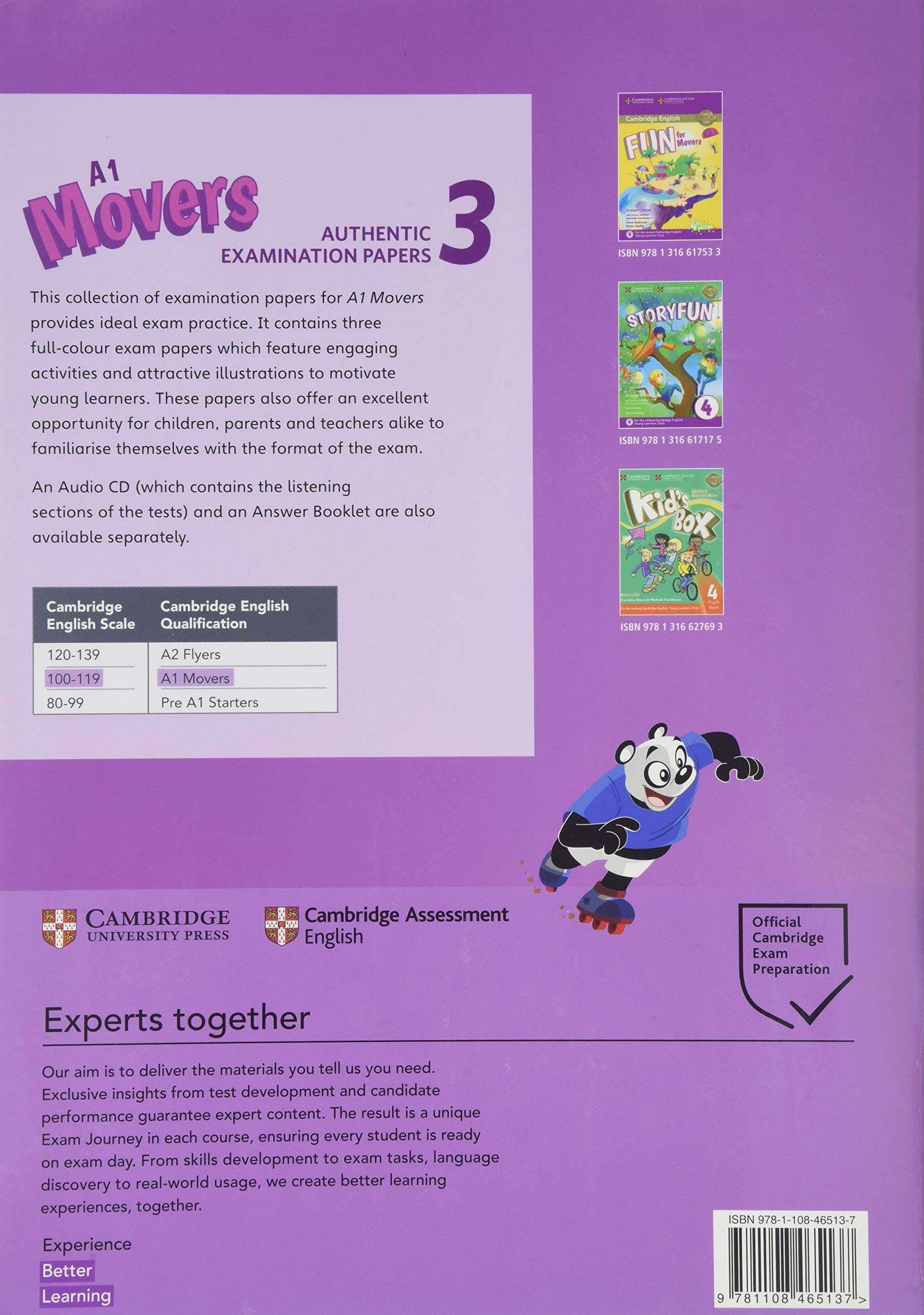 Cambridge Young Learners English Tests 3 (A1) Movers Authentic Examination Papers Student's Book