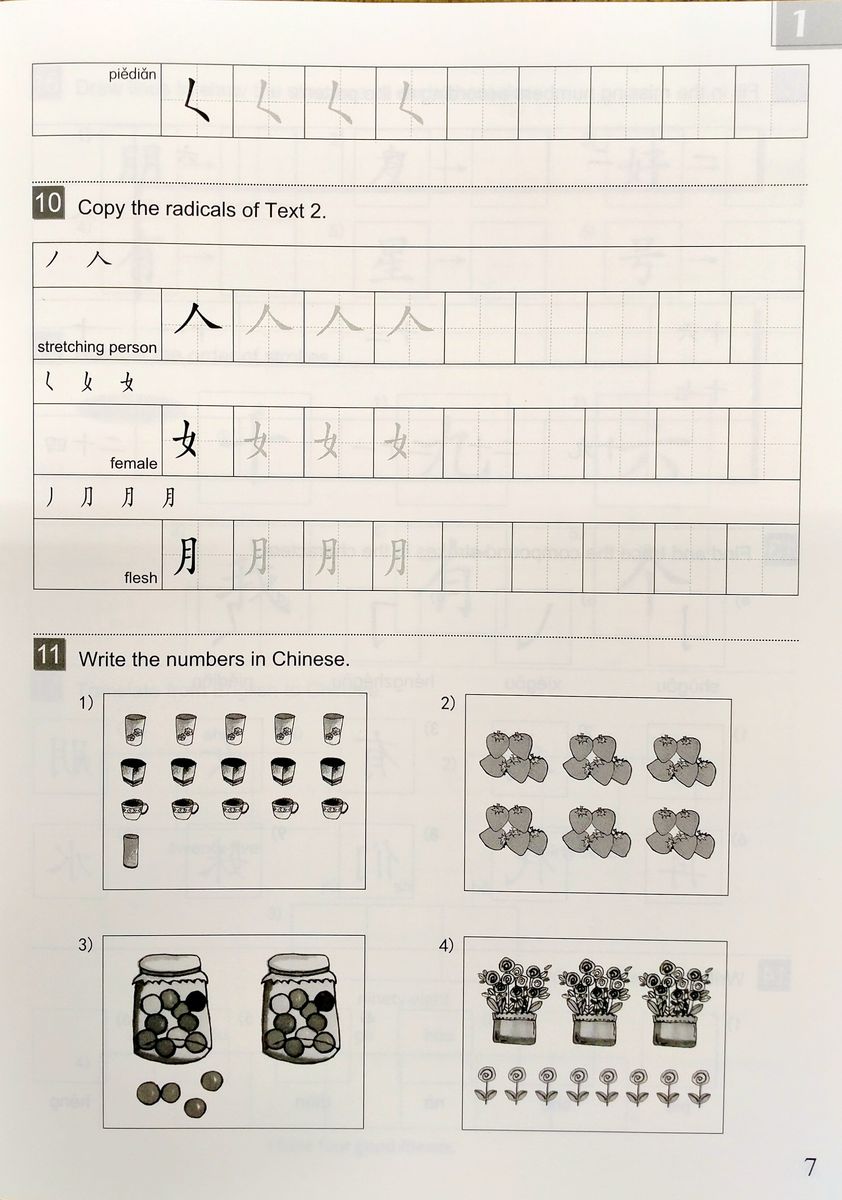 Easy Steps to Chinese (2nd Edition) 1 Workbook