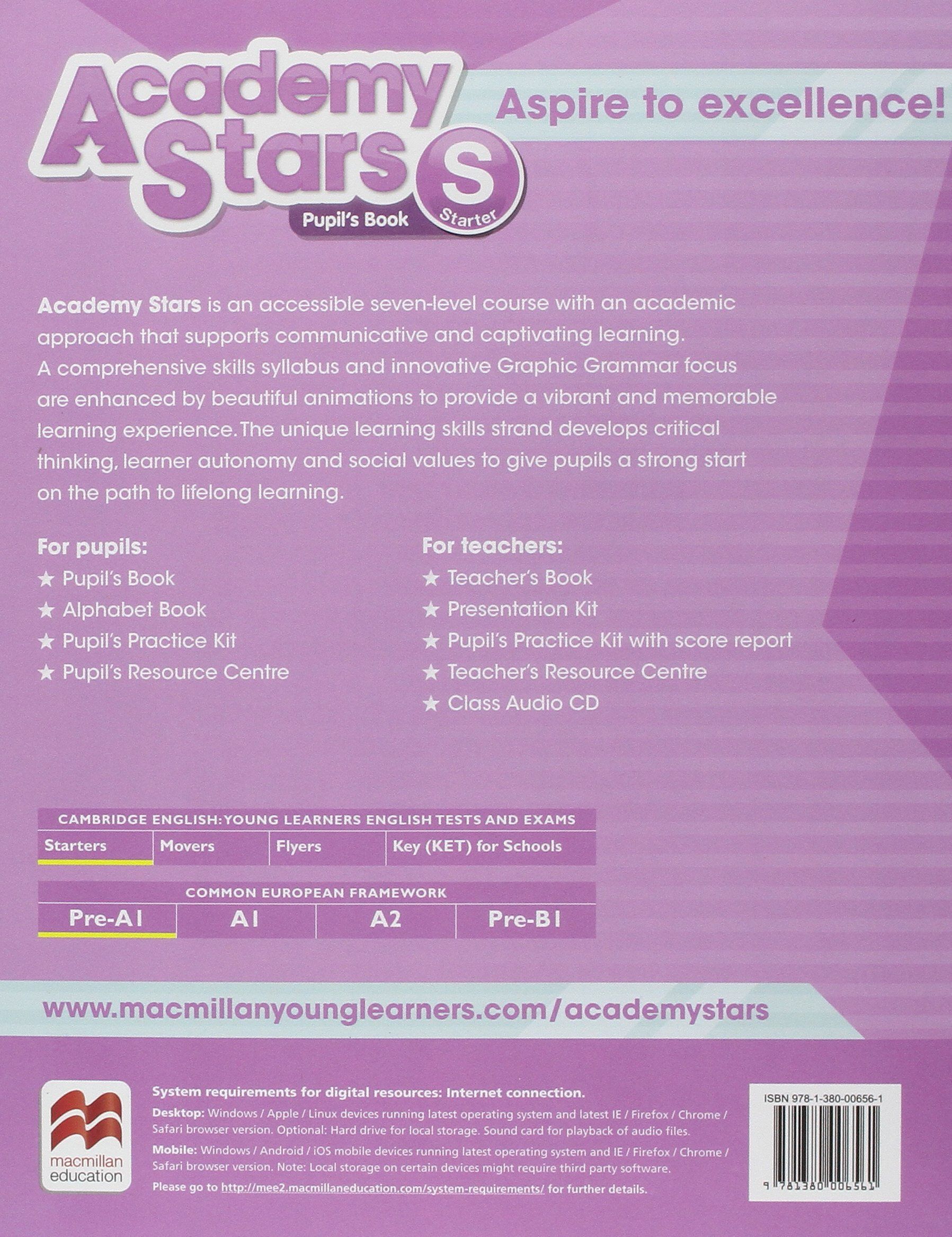 Academy stars игры. Academy Stars Starter pupil's book. Academy Stars Macmillan. УМК Academy Stars. Учебник Academy Stars Starter.