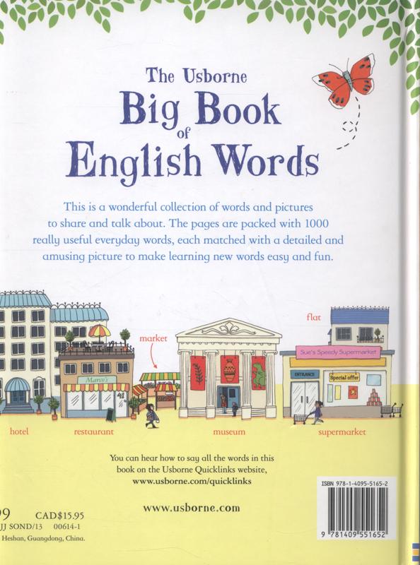 The Usborne Big Book of English Words