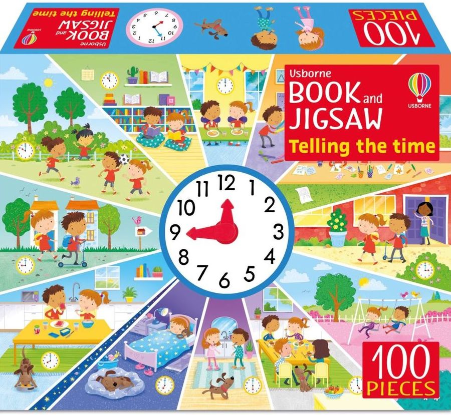 Usborne Book and Jigsaw Telling the Time