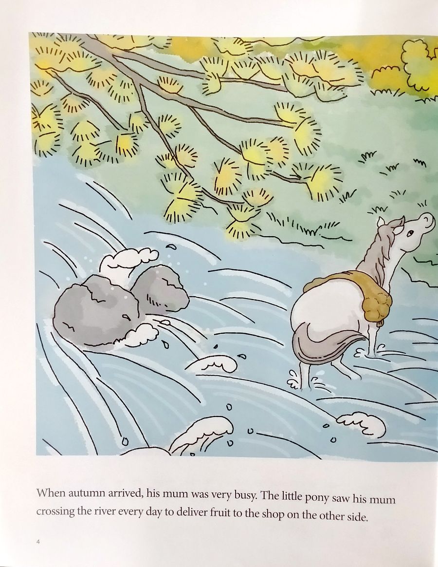 My First Chinese Storybooks Animals A Little Pony Crosses the River