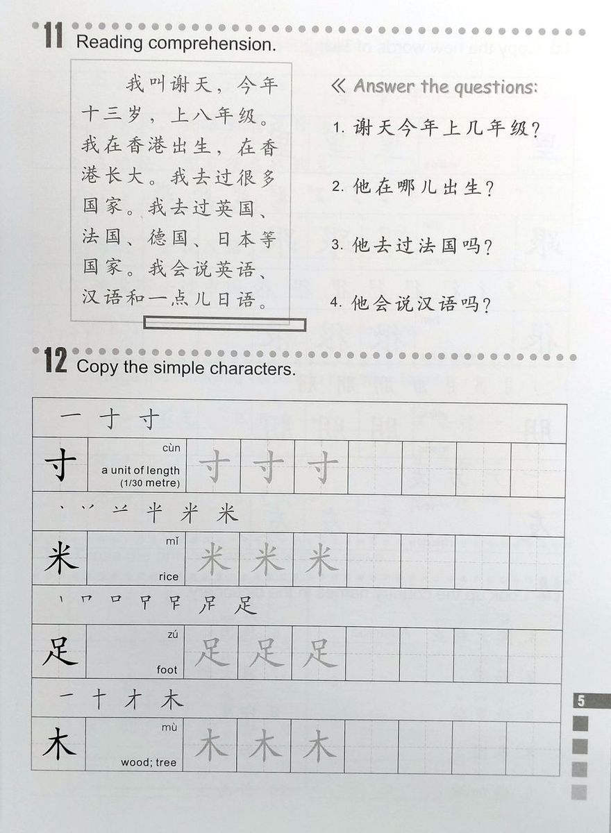 Easy Steps to Chinese vol.2 Workbook