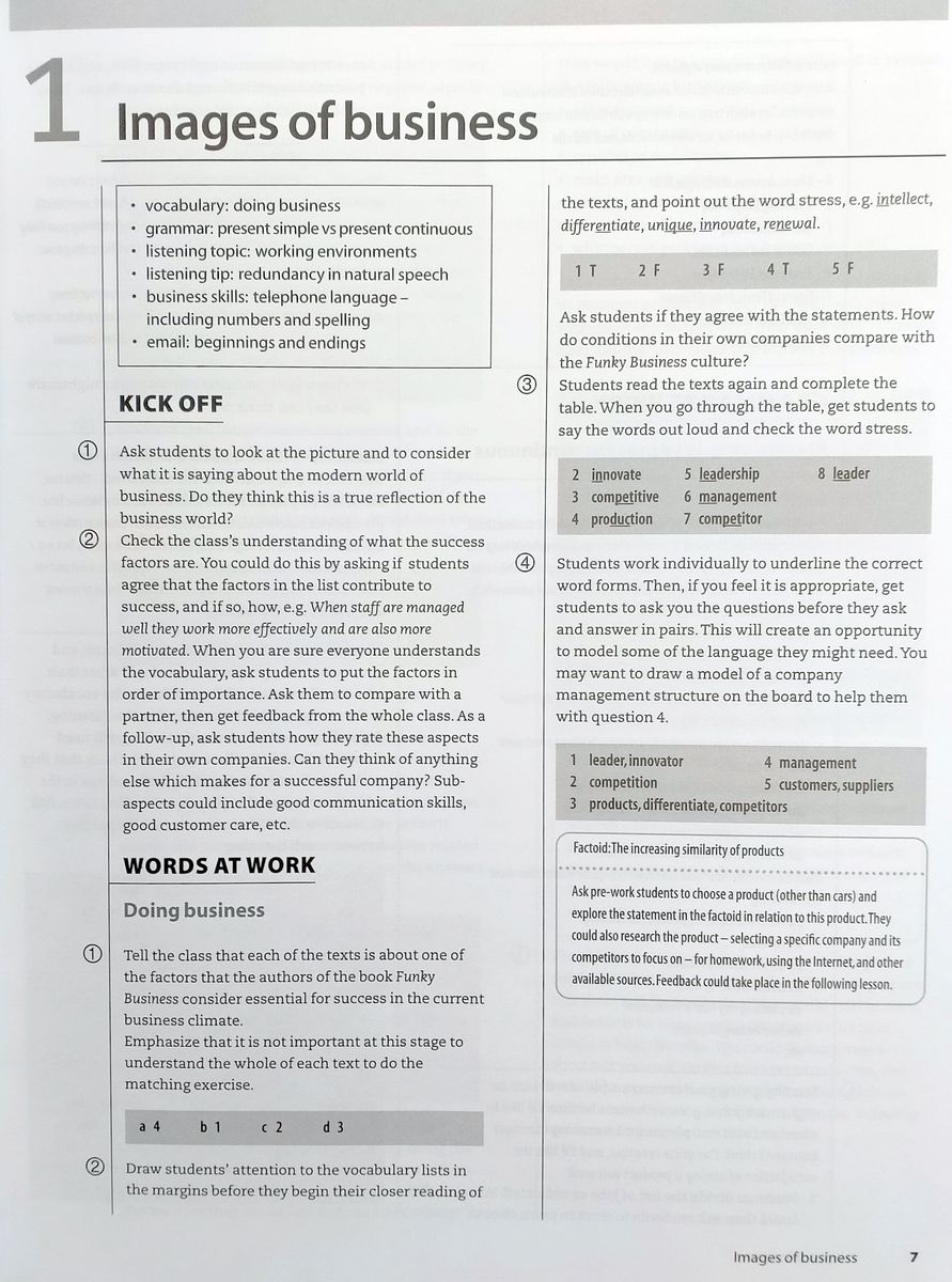 Business Vision Teacher's Book