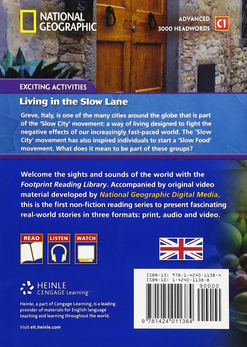 Footprint Reading Library 3000 Headwords Living in the Slow Lane (C1)