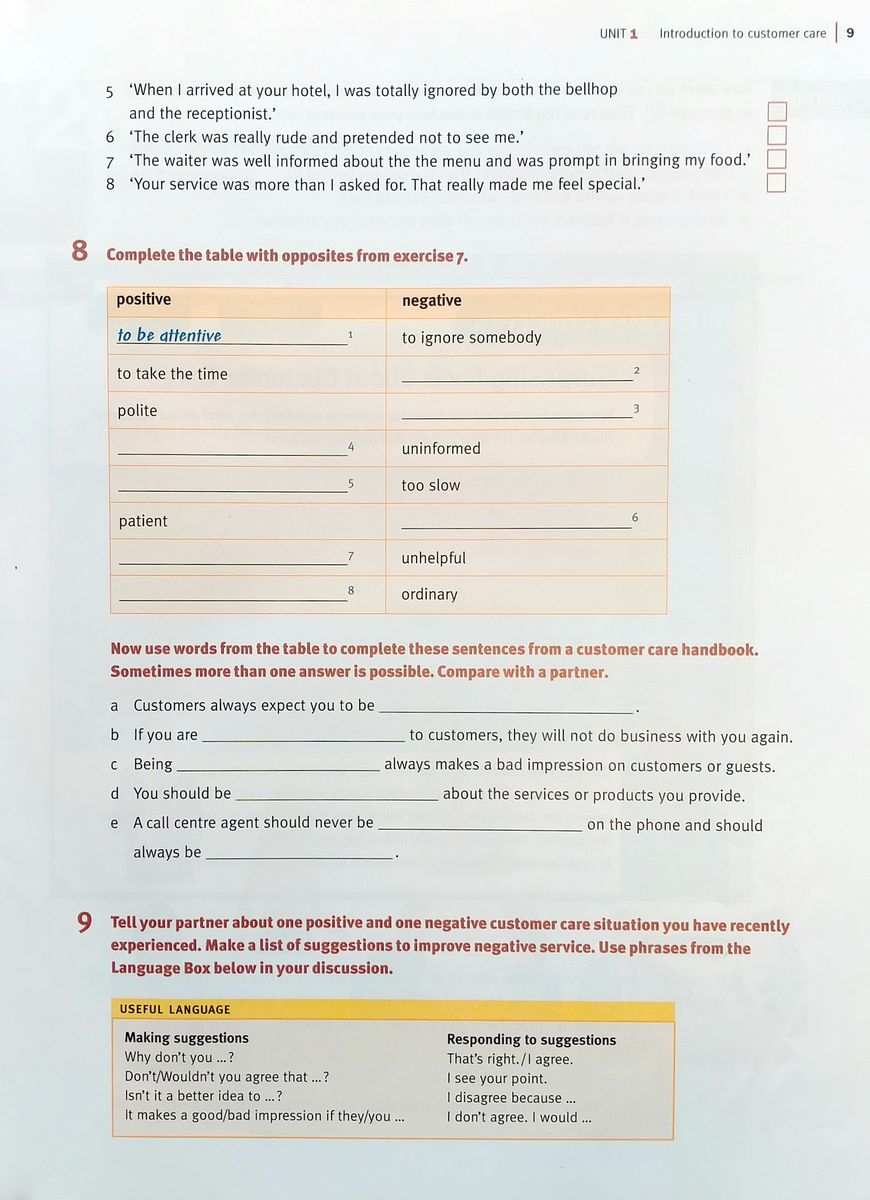 Express Series English for Customer Care Student's Book