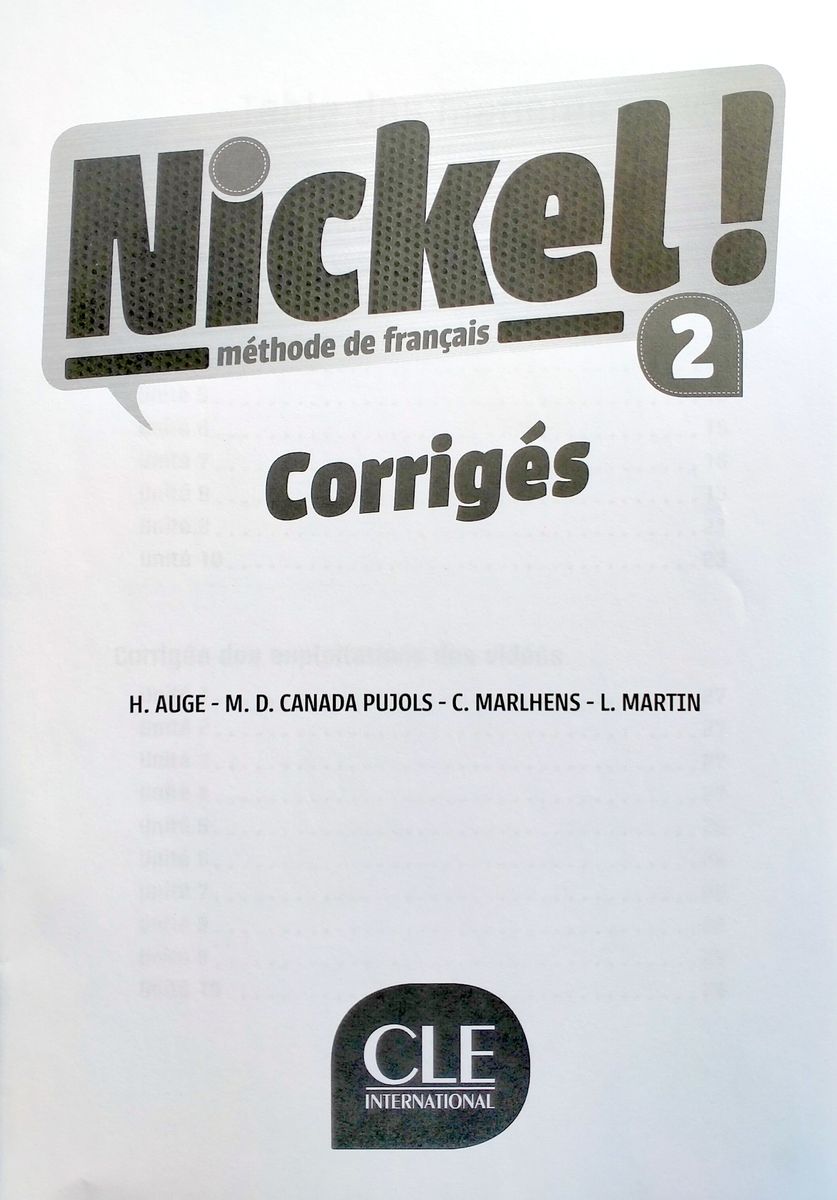 Nickel! 2 Cahier d'exercices
