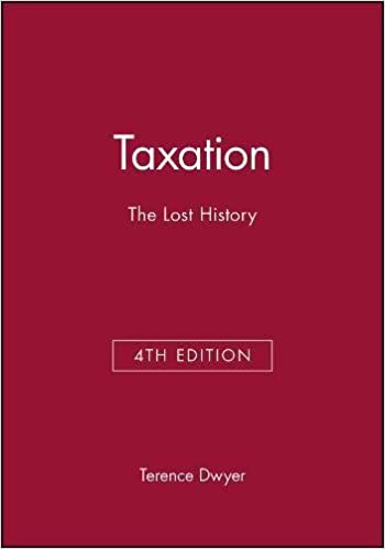 Taxation The Lost History (AJES - Studies in Economic Reform and Social Justice)