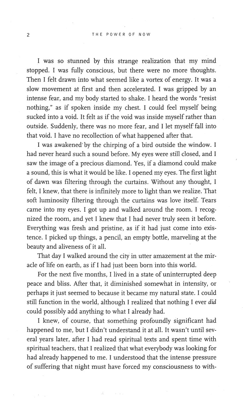 The Power of Now A Guide to Spiritual Enlightenment