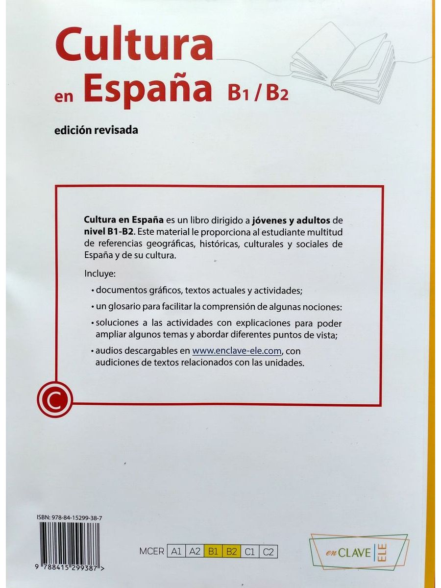 Cultura en Espana B1-B2 Libro + Audio Descargable
