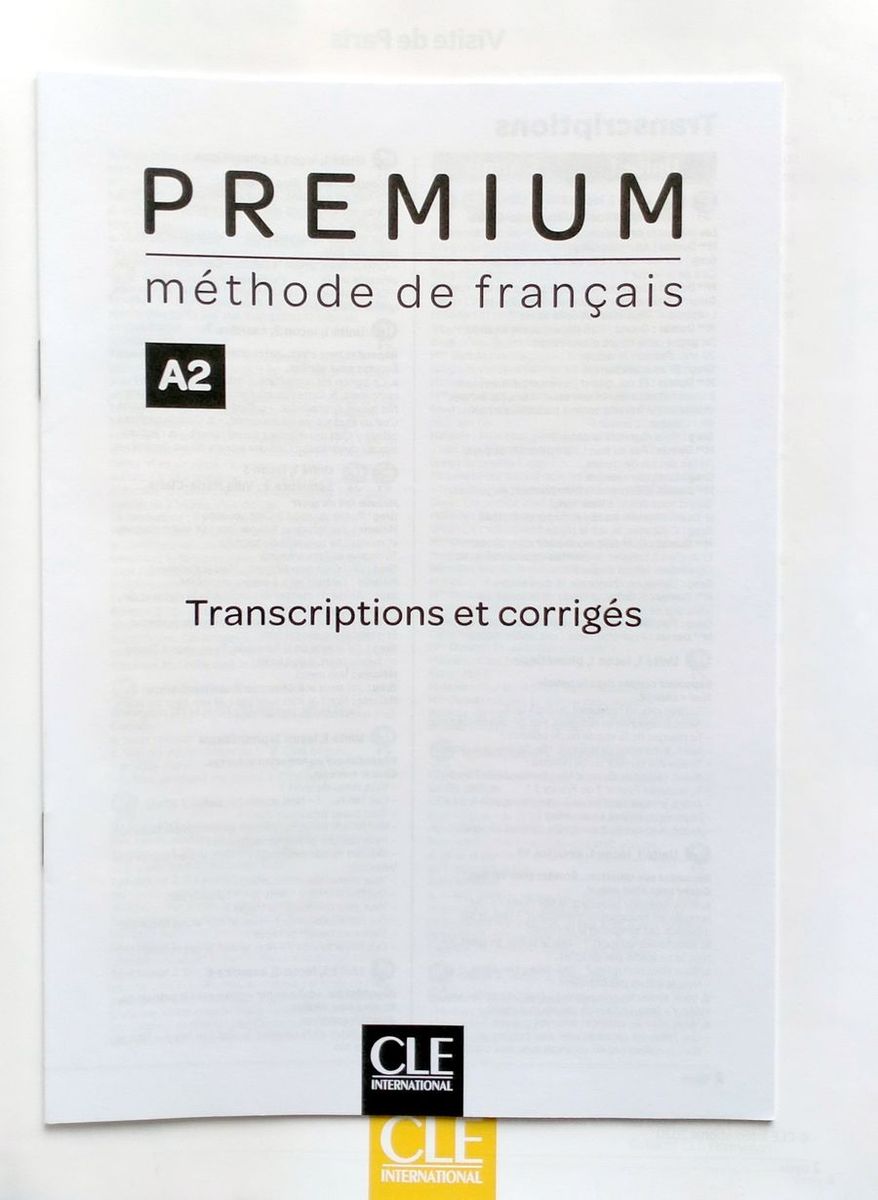 Premium A2 Livre de l'eleve + Cahier d'activites + Audio telechargeable en ligne