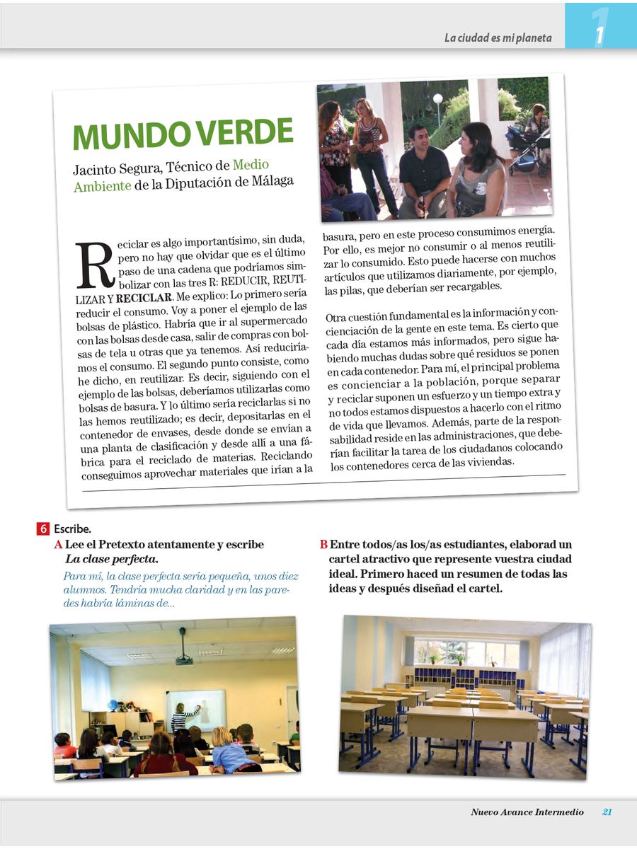 Nuevo Avance Intermedio Libro del alumno + CD