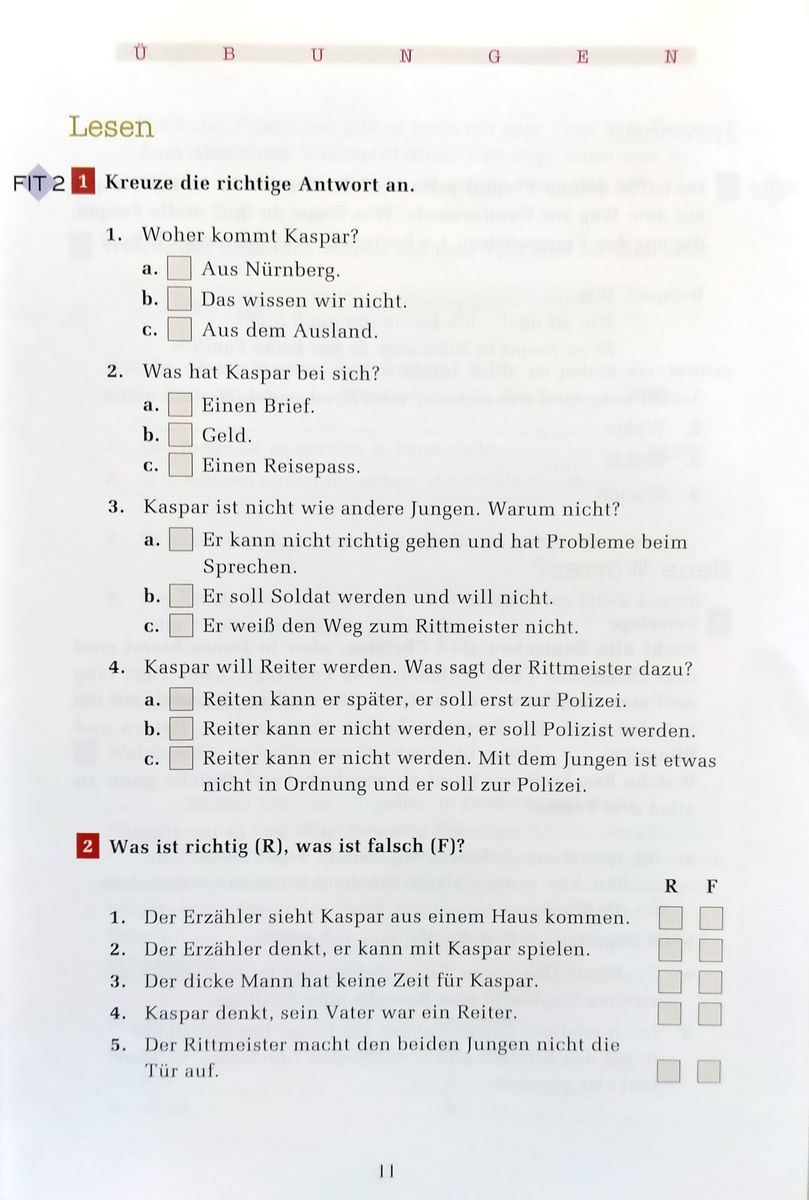 Lesen und Uben A2 Kaspar Hauser + CD