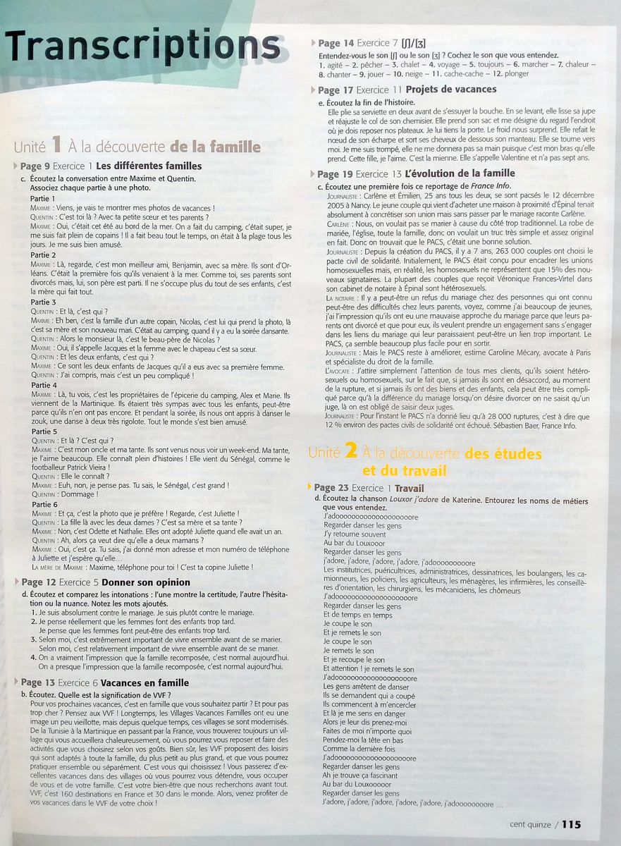 Ici 2 Livre + CD audio