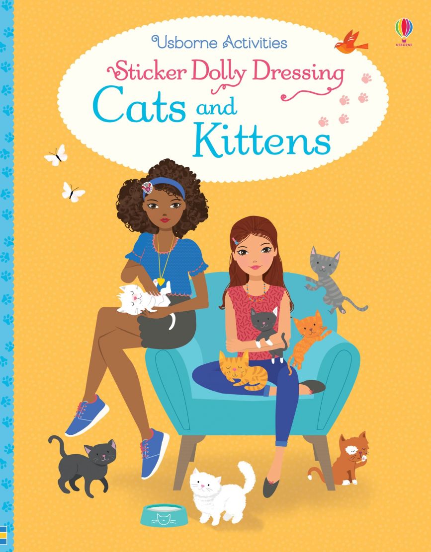 Usborne Sticker Dolly Dressing Cats and Kittens