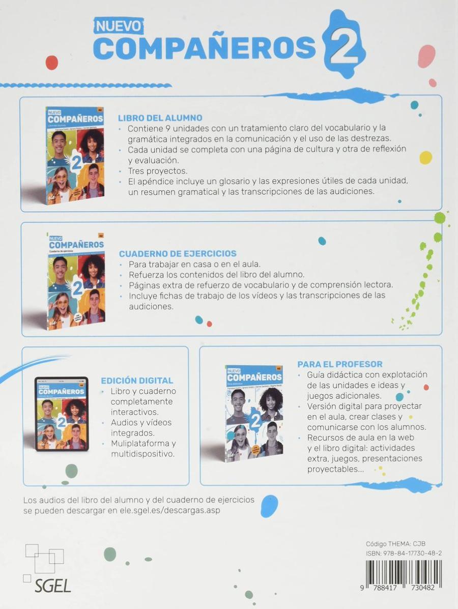 Companeros 2 A2 Libro del alumno + licencia digital