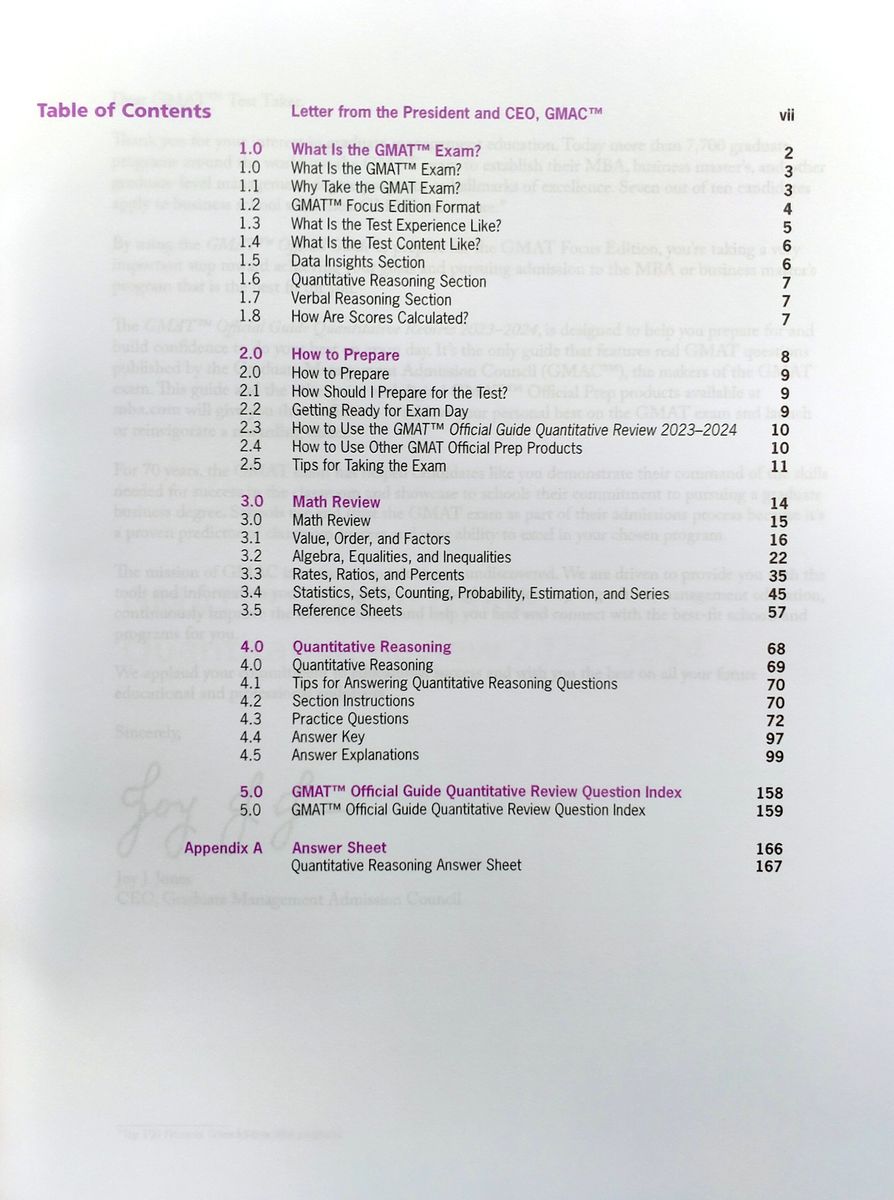 GMAT Official Guide Quantitative Review 2023-2024 Focus Edition