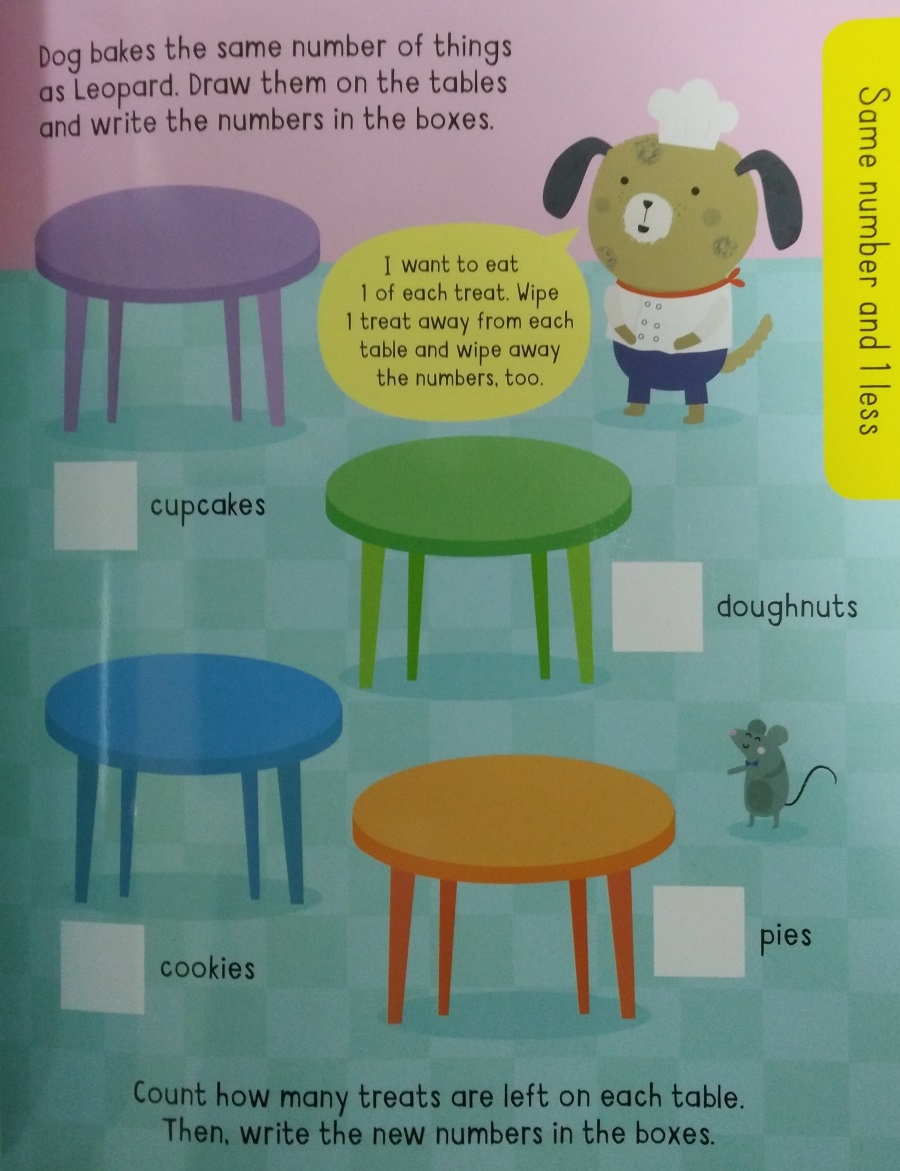 Usborne Early Years Wipe-Clean Starting to Take Away