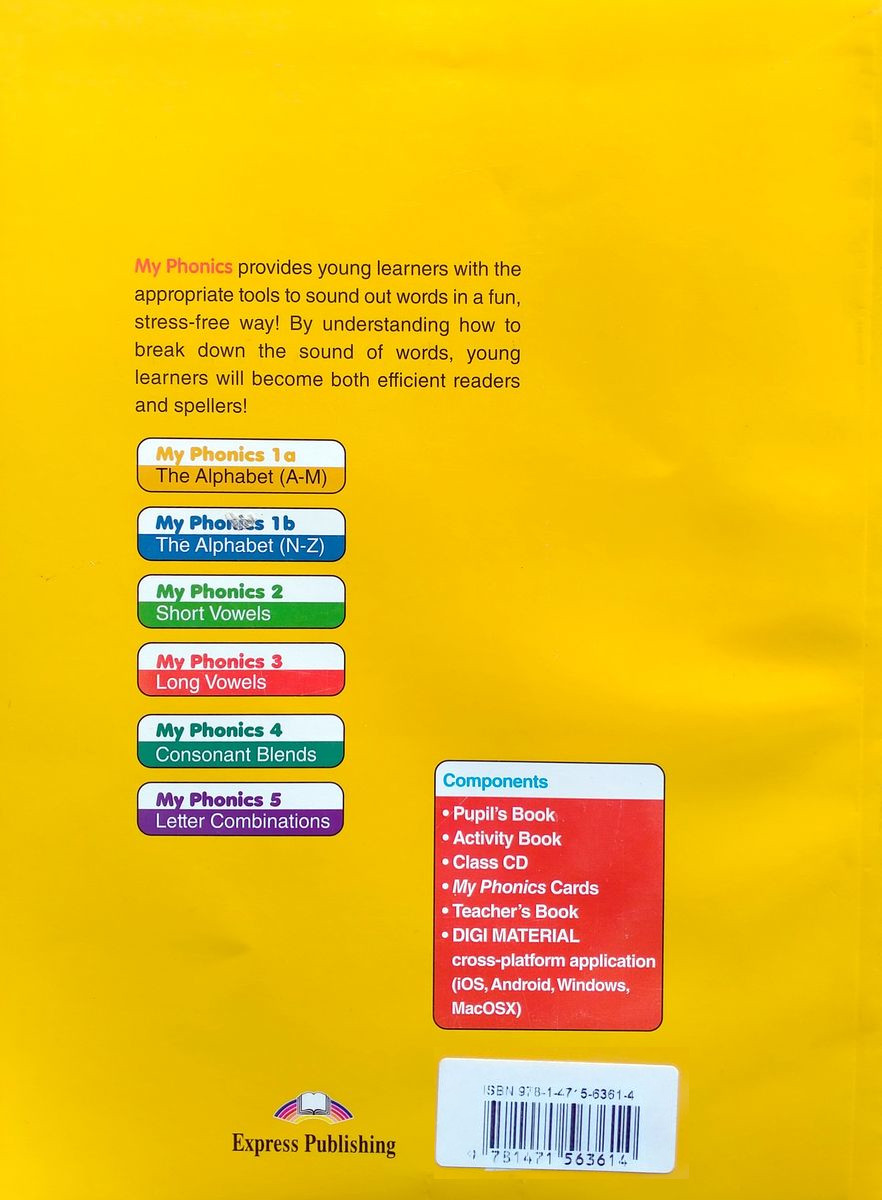 My Phonics 1a Teacher's Book with Cross-Platform Application