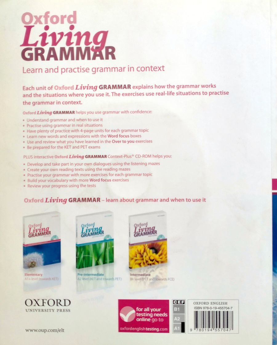 Oxford Living Grammar Elementary with answers