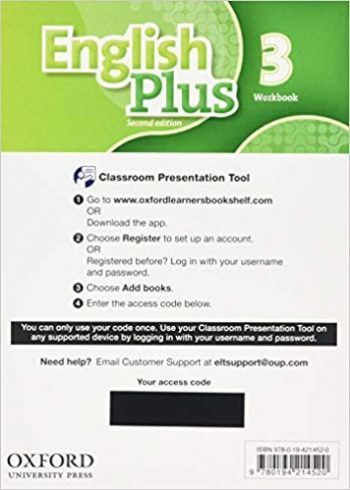 English Plus (2nd Edition) 3 Workbook Classroom Presentation Tool (Access Card)