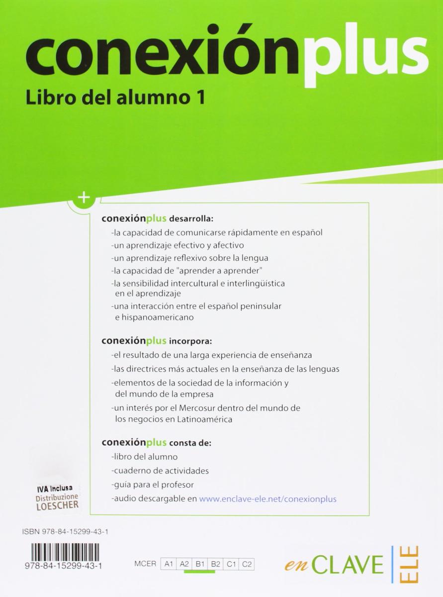 Conexion Plus 1 Libro Del Alumno B1-B2 + Audio Descargable
