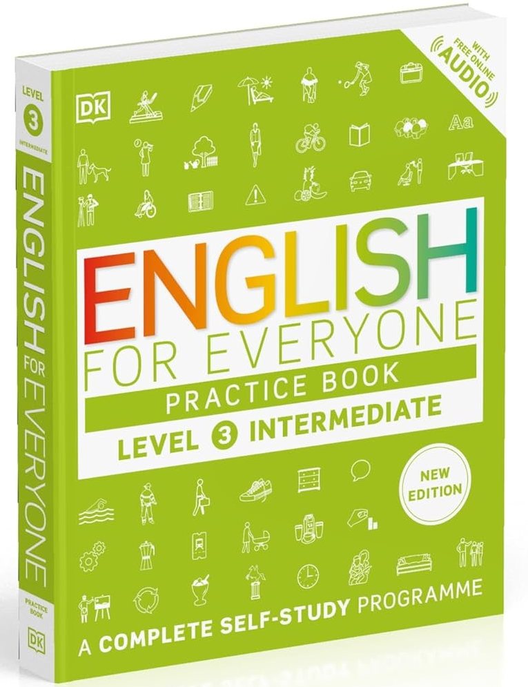 English for Everyone Level 3 Intermediate Practice Book with Online Audio