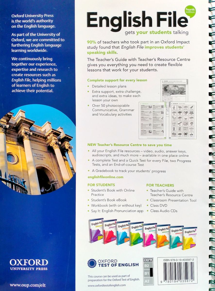 English File (4th edition) Intermediate  Teacher's Guide with Teacher's Resource Centre