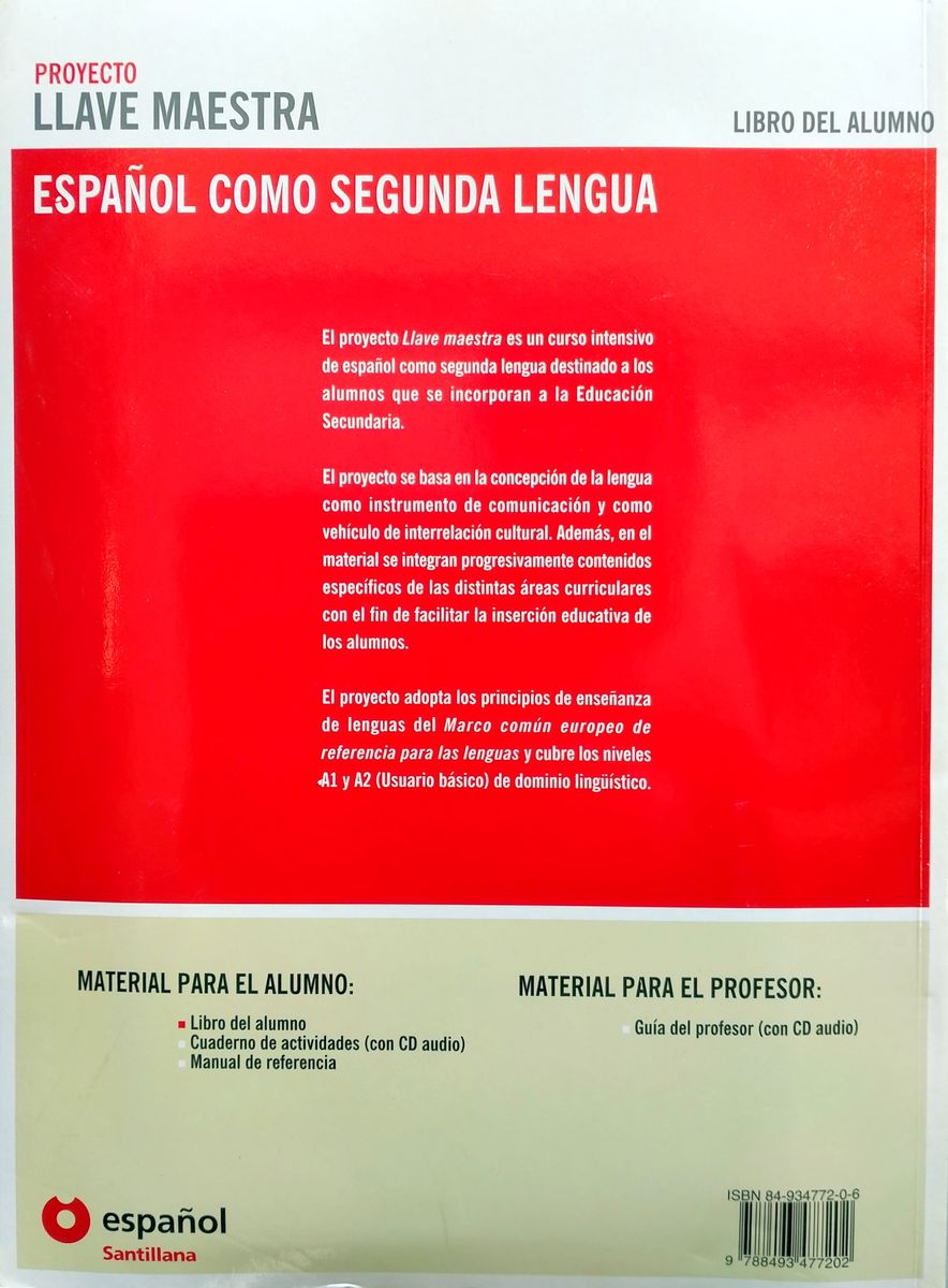 Llave maestra Libro del alumno A1-A2