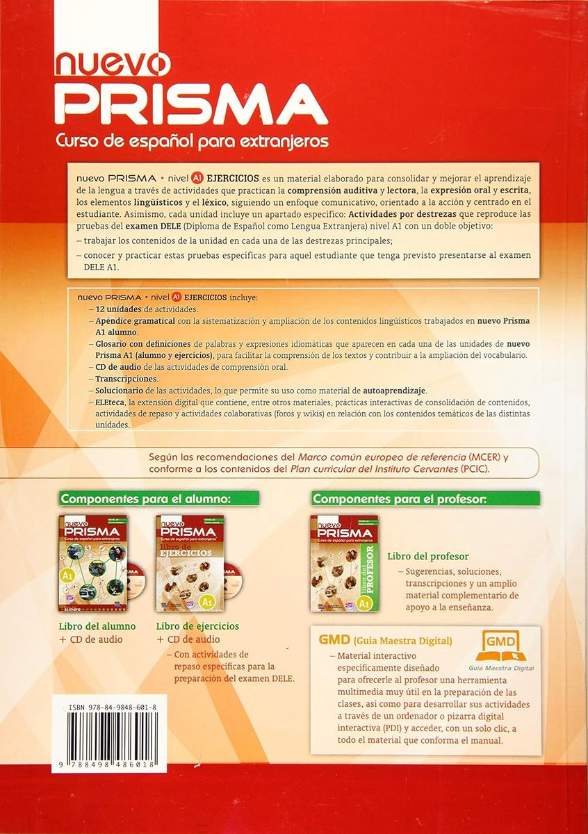 Nuevo Prisma A1 Libro de ejercicios Ampliada + Extension digital