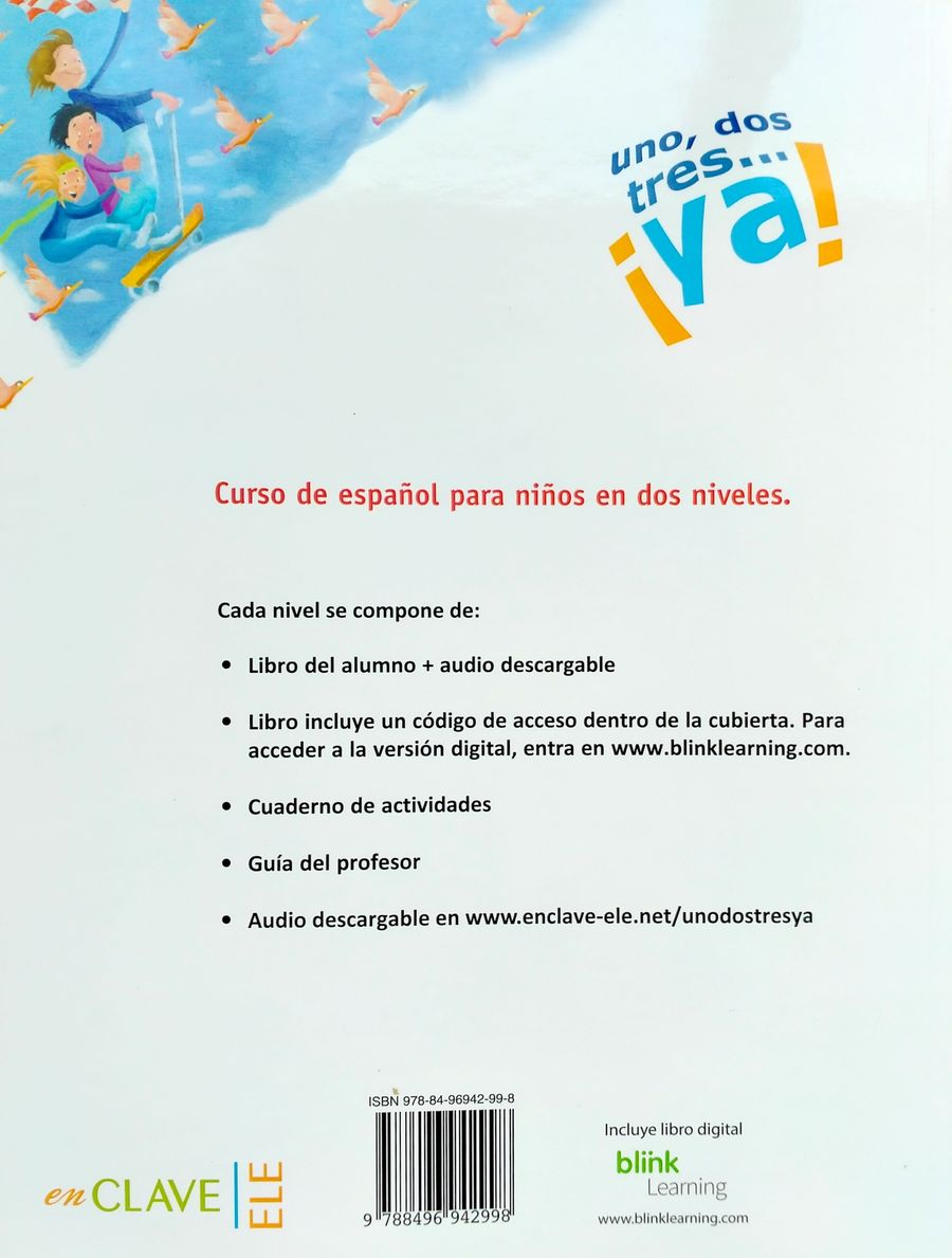 Uno,dos,tres...ya! 2 Libro del Alumno + Audio Descargable