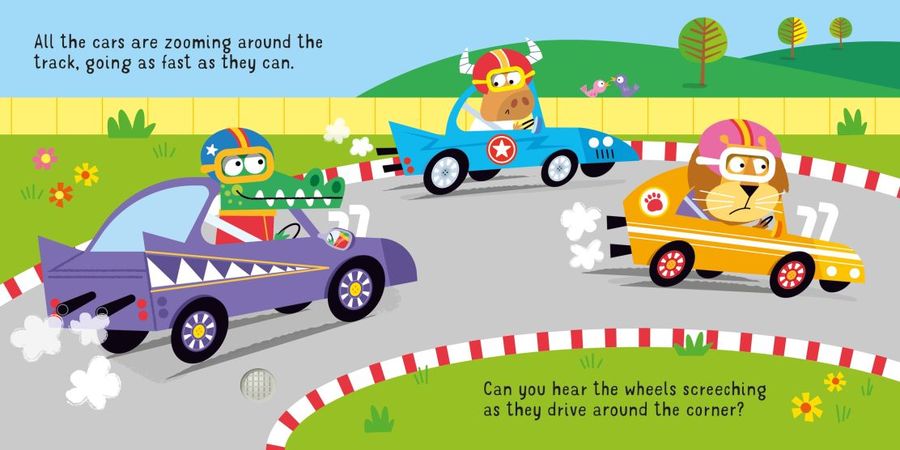 Usborne Let's go in a Racing Car