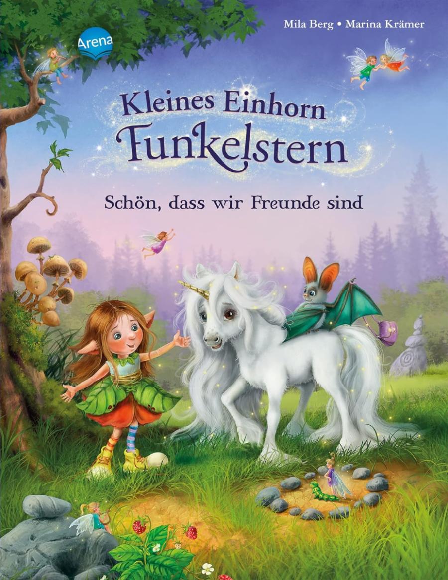 Kleines Einhorn Funkelstern Schon, dass wir Freunde sind