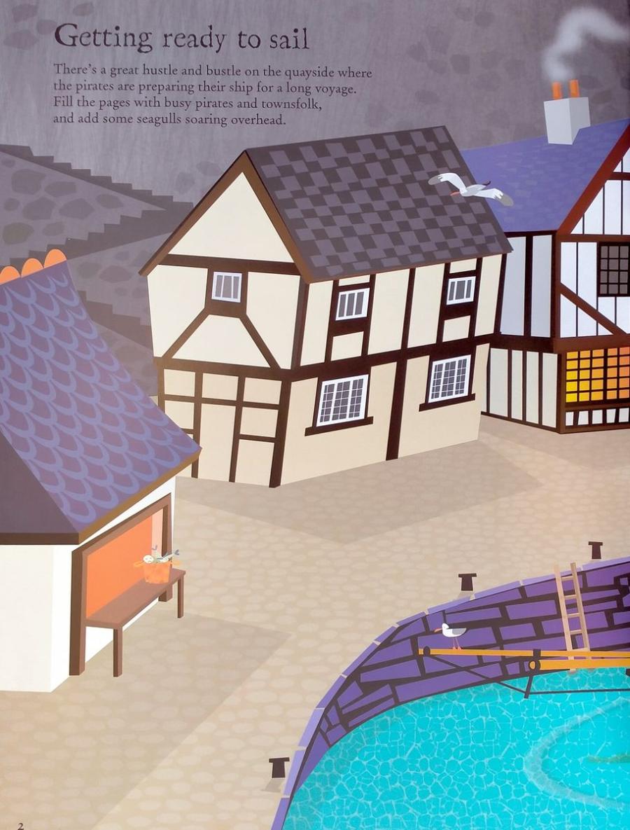 Usborne Activities Pirate Sticker Book