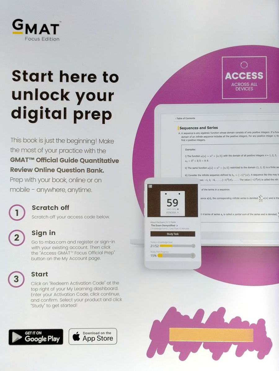 GMAT Official Guide Quantitative Review 2023-2024 Focus Edition