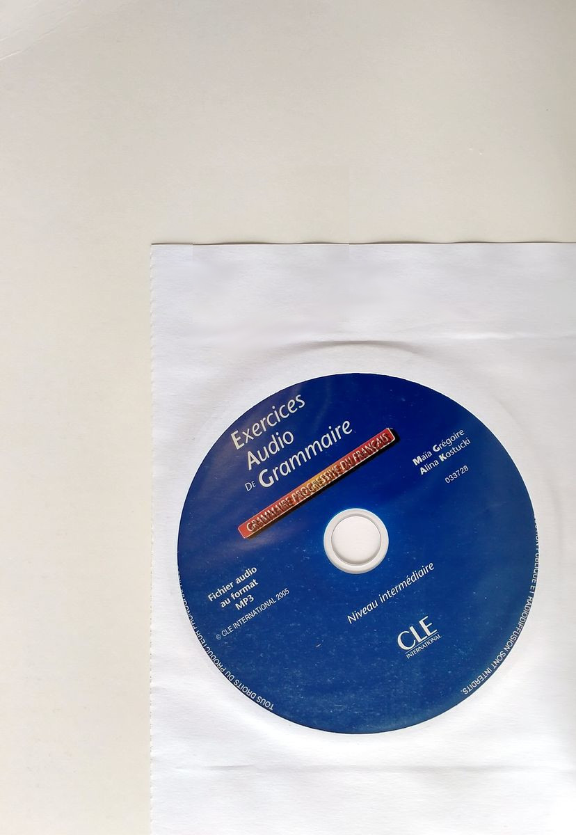 Grammaire progressive du francais Intermediaire Exercices Audio de Grammaire 1 CD audio MP3 inclus