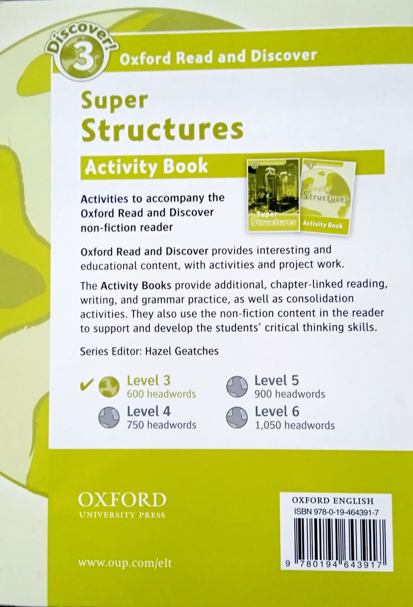 Oxford Read and Discover 3 Super Structures Activity Book